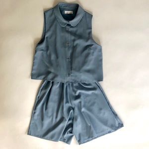 Oak + Fort blue romper